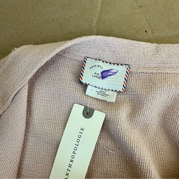 Anthropologie Postmark Rose Banded Boxy Top - Picture 7 of 8